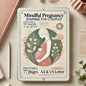 Paar SCHWANGERSCHAFTSJOURNAL - Geschenk für werdende Mutter - neue Mutter - Schwangerschaftstagebuch - Babyparty - Printable Schwangerschaftsplaner - Schwangerschaftsgeschenk