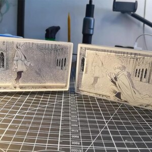 Anpassat handledsstöd i anime-harts: Tangentbordsstöd i flytande kvicksand
