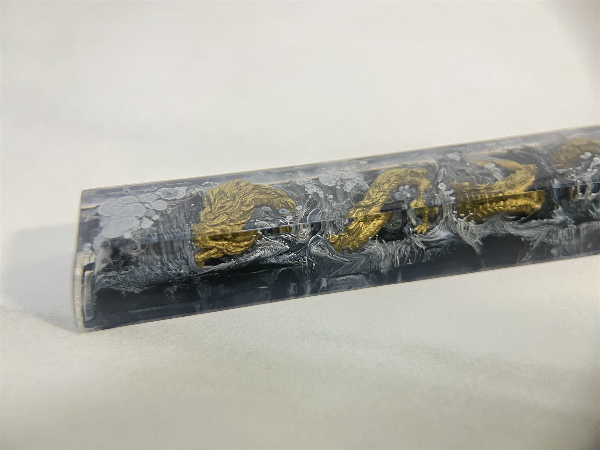 Handmade Black Gold Dragon 3D Carving Keycap: SA Shift, Spacebar - Etsy