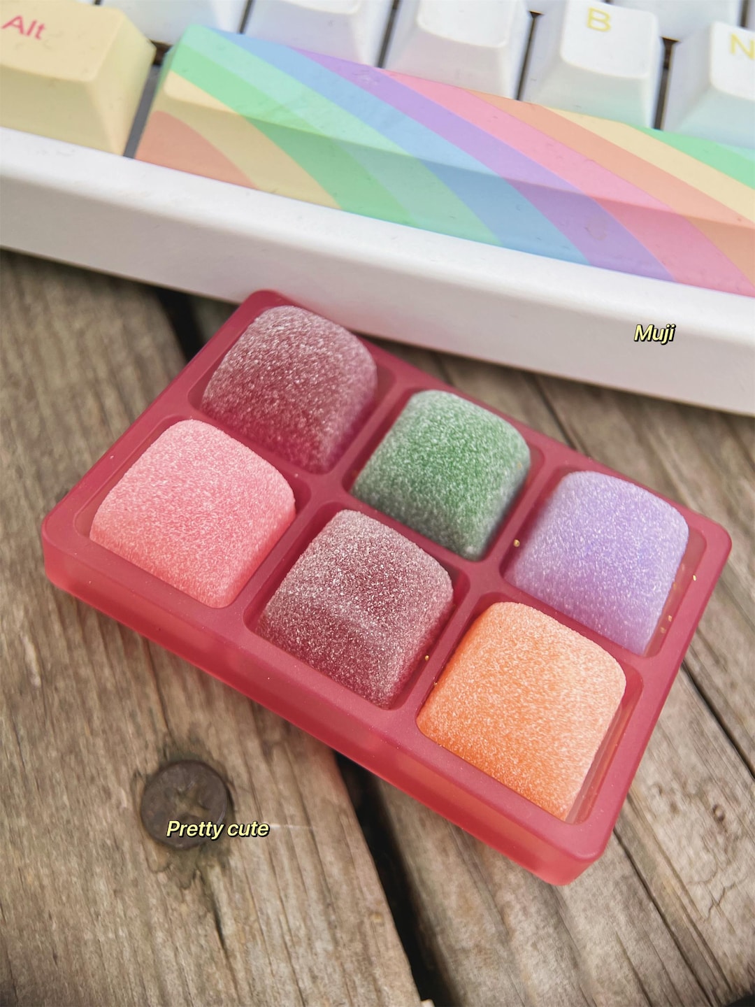 Candy Sweet Resin Keycap: Artisan Cherry MX Key Cap - Etsy