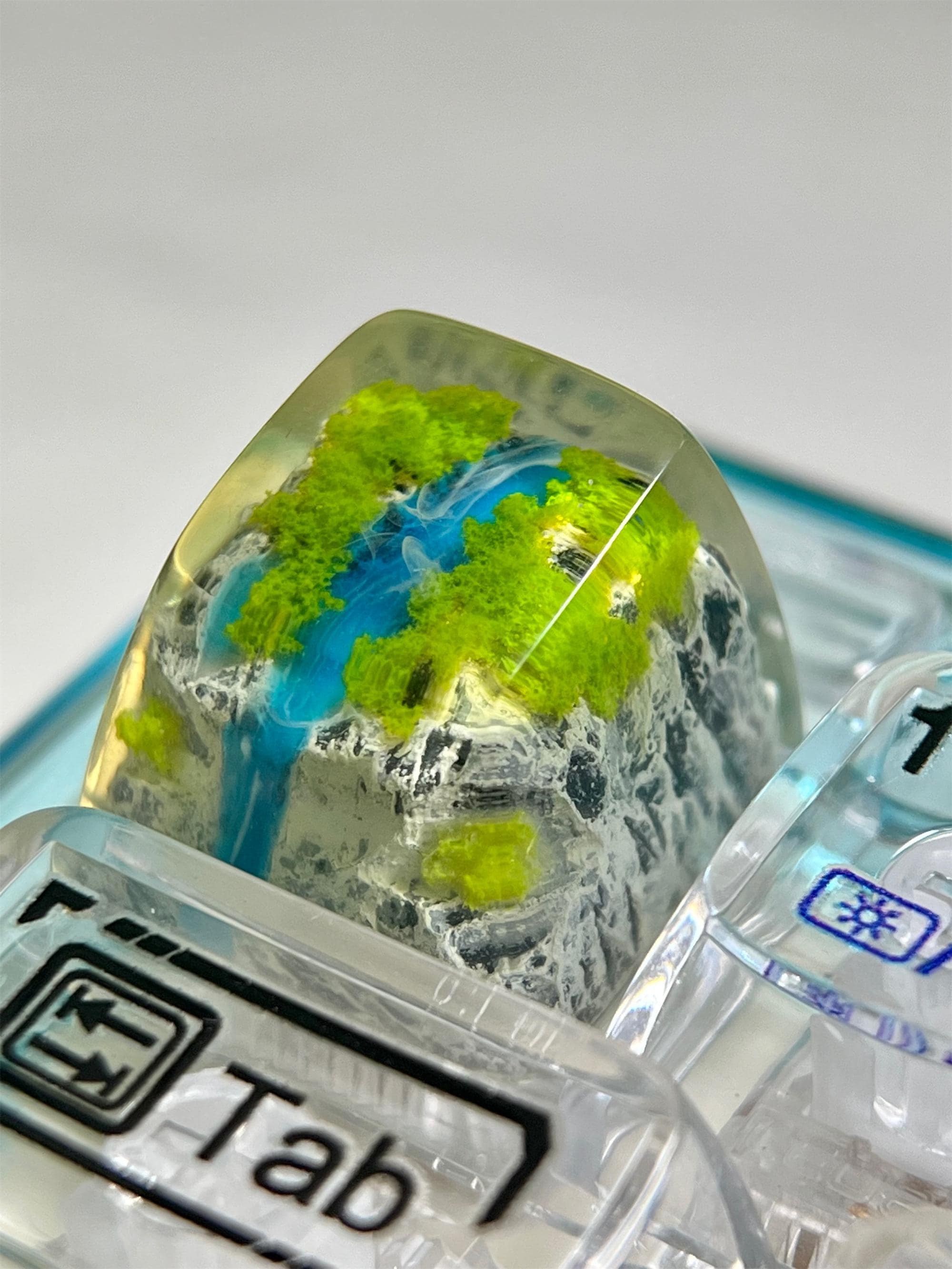 キーボード NiamhDignamDesigns Mountain scene Keycap