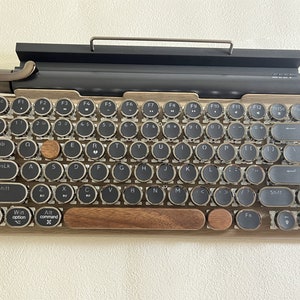 Massief Houten Handgemaakte Ronde Punk Vintage Keycaps voor MX Toetsenbord Schrijfmachine Custom made Key cap 1U 1.25U 2U spatiebalk Gift invoeren