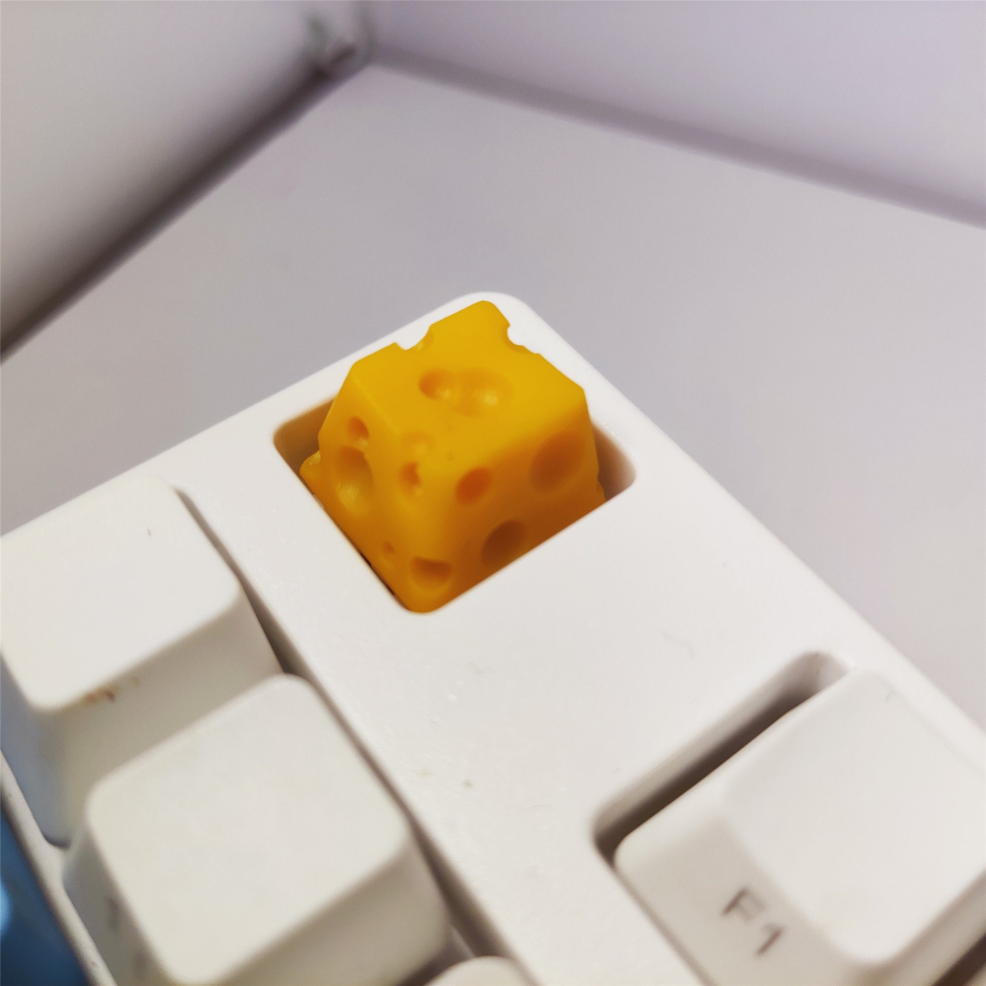 OEM 3D Yellow food cheese keycap ESC for MX Cherry keybpard Etsy