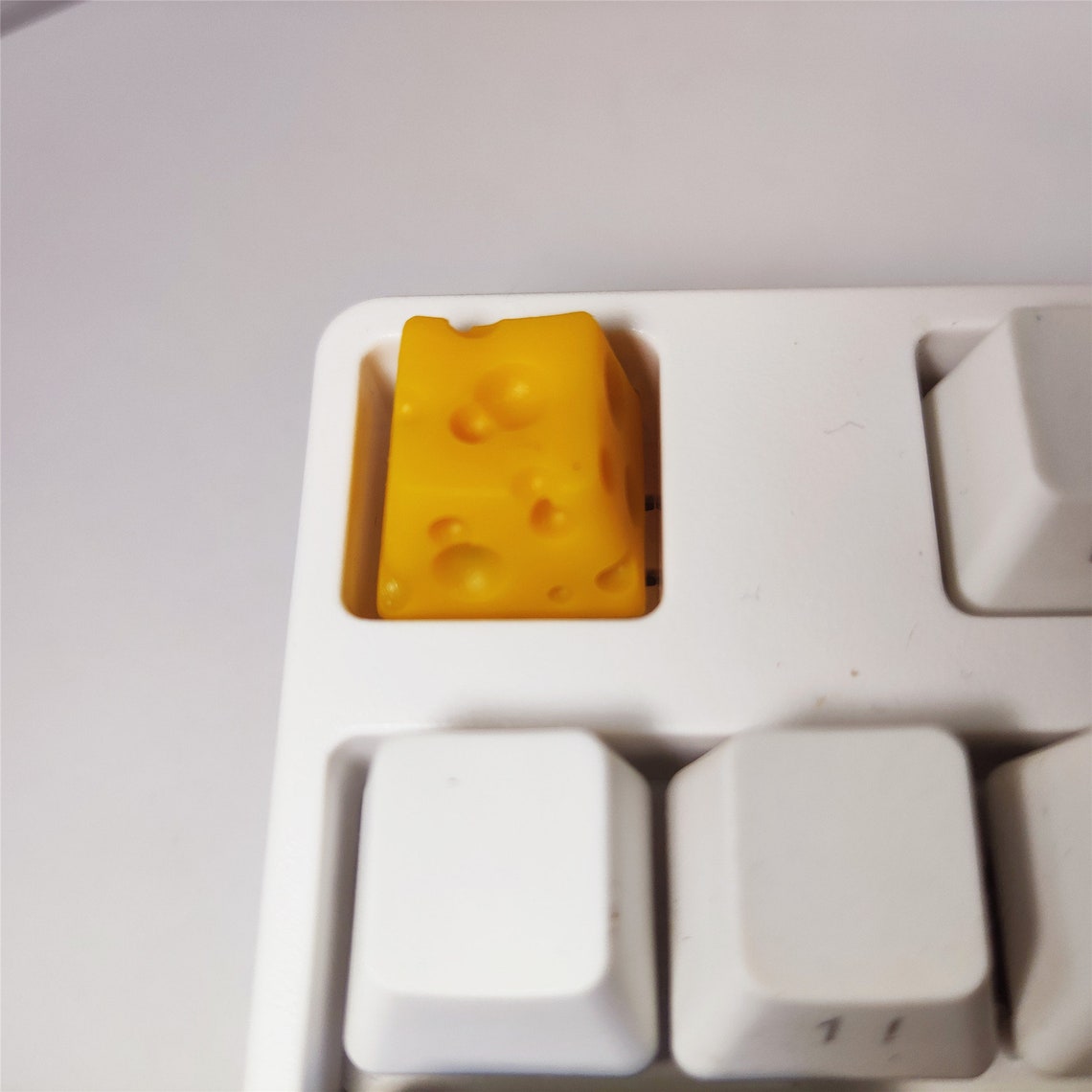 OEM 3D Yellow food cheese keycap ESC for MX Cherry keybpard Etsy