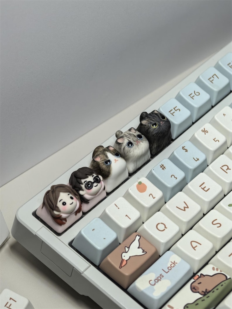 Custom Handmade Pet Portrait ESC Keycap: Artisan 3D Drawing - Etsy