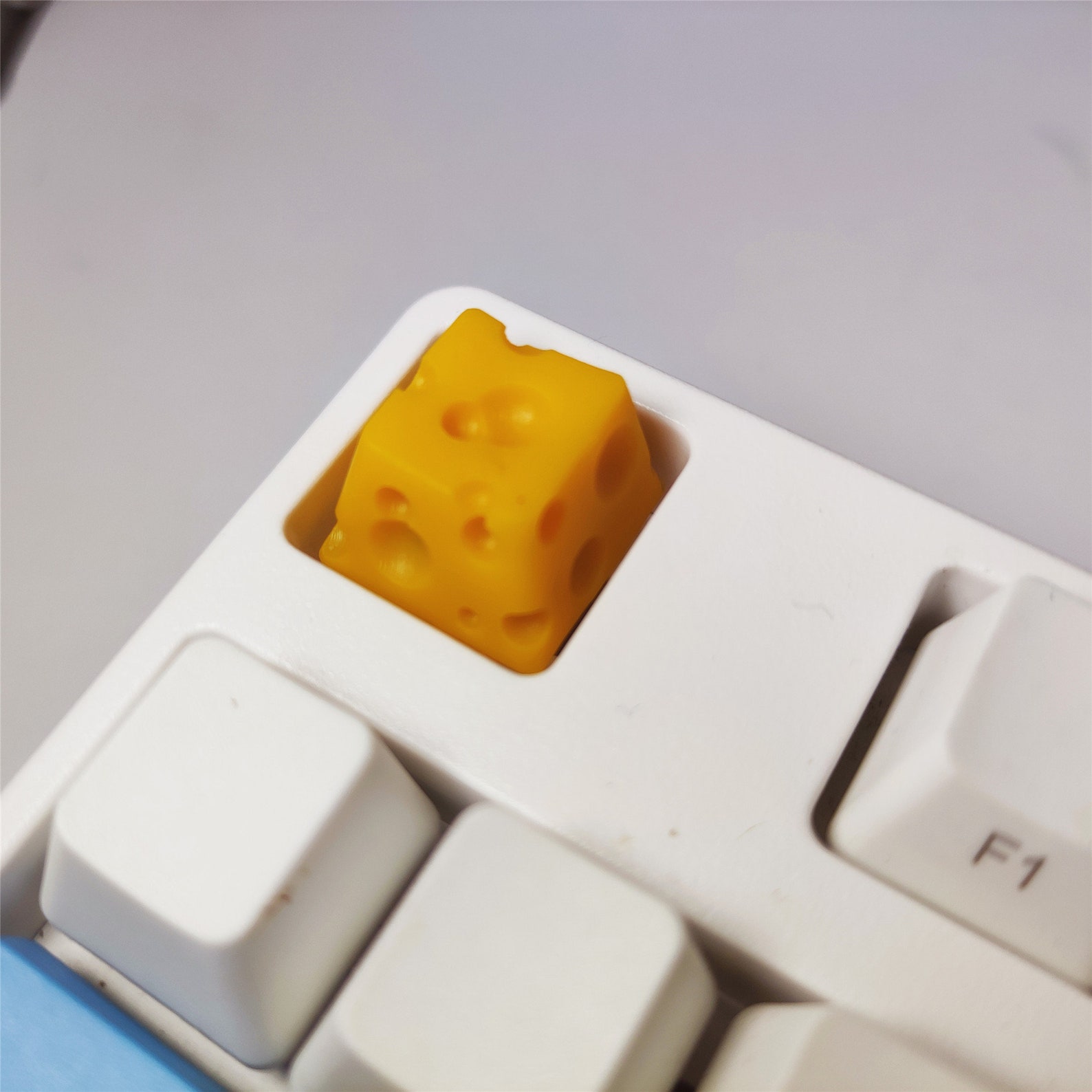 OEM 3D Yellow food cheese keycap ESC for MX Cherry keybpard Etsy