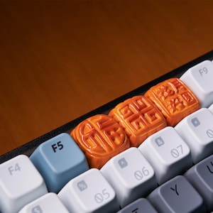 Chinese Mooncake Mid-Autumn Festival Mini Food Desert Handmade Keycap for MX Cherry Cake Artisan ESC Gift