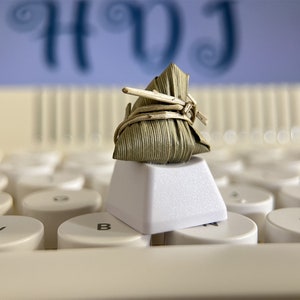 Chinese Dragon Boat Festival Rice Dumpling Handmade Keycaps Key cap Gift Food
