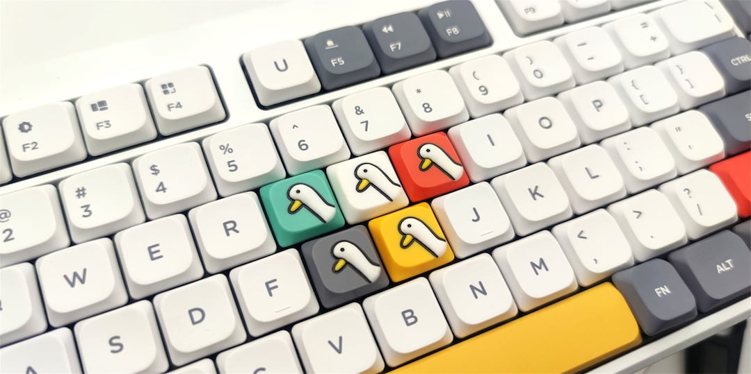 Nuphy Air Low Switches Animal Duck Keycap Key Cap for Personalized