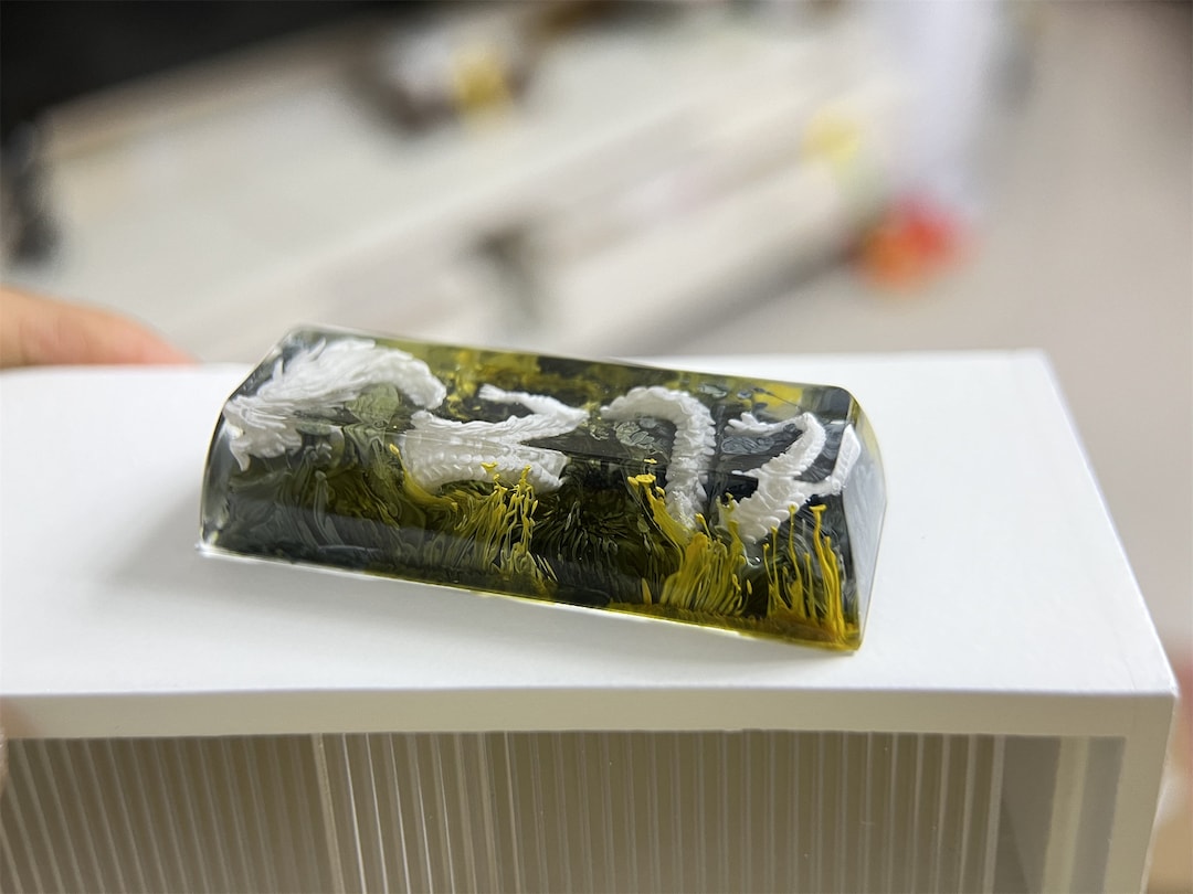 Handmade Chinese Dragon 3D Carving Keycap: SA Shift/spacebar - Etsy