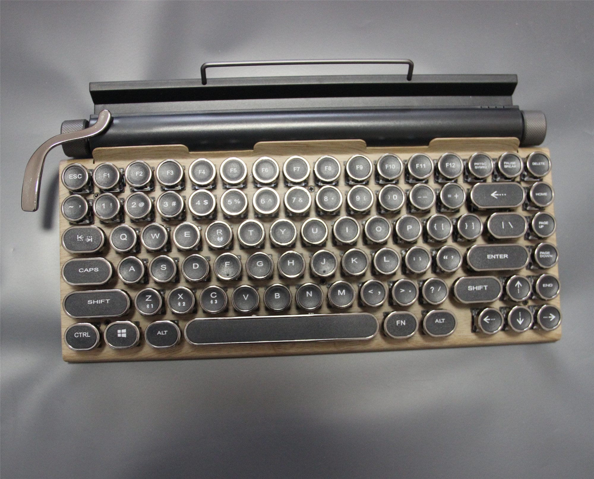 Wire Wireless bluetooth Steampunk Black mechanical keyboard Etsy