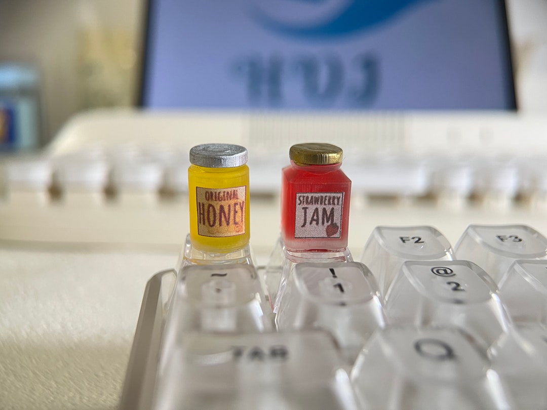 3D Strawberry Jam & Honey Jar ESC Keycap - Creative Cherry MX Key - Etsy