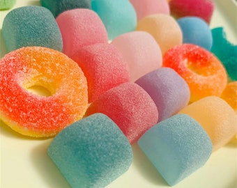 Soft Sweets Jelly Simulated Sugar Sweet Resin Keycap Artisan key cap for MX Cherry Key caps Gift