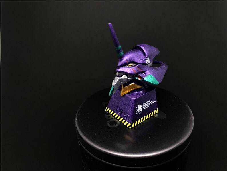 Neon Genesis Evangelion EVA Japan Purple 3D Handmade ESC Key cap Anime Gift 