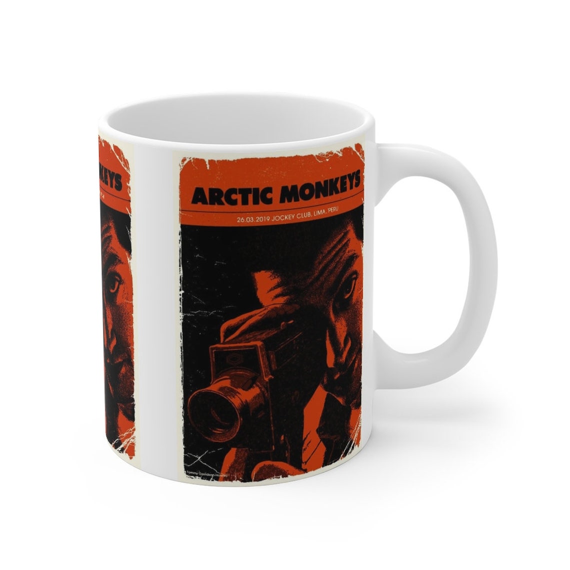 arctic monkeys travel mug