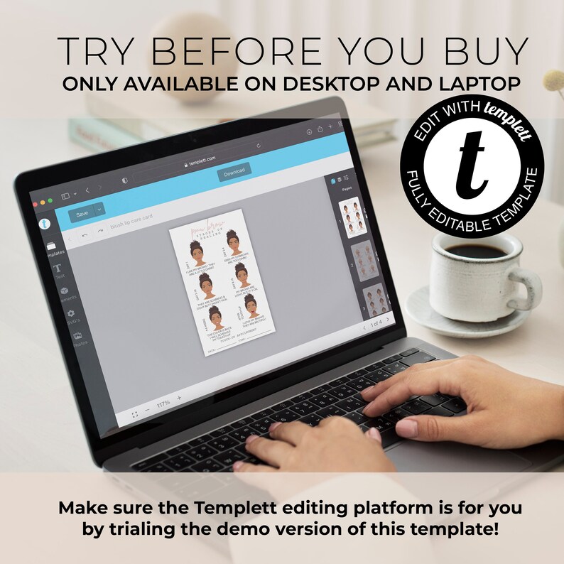 PMU Brow Healing Stages Template Editable PMU Brow Aftercare Etsy