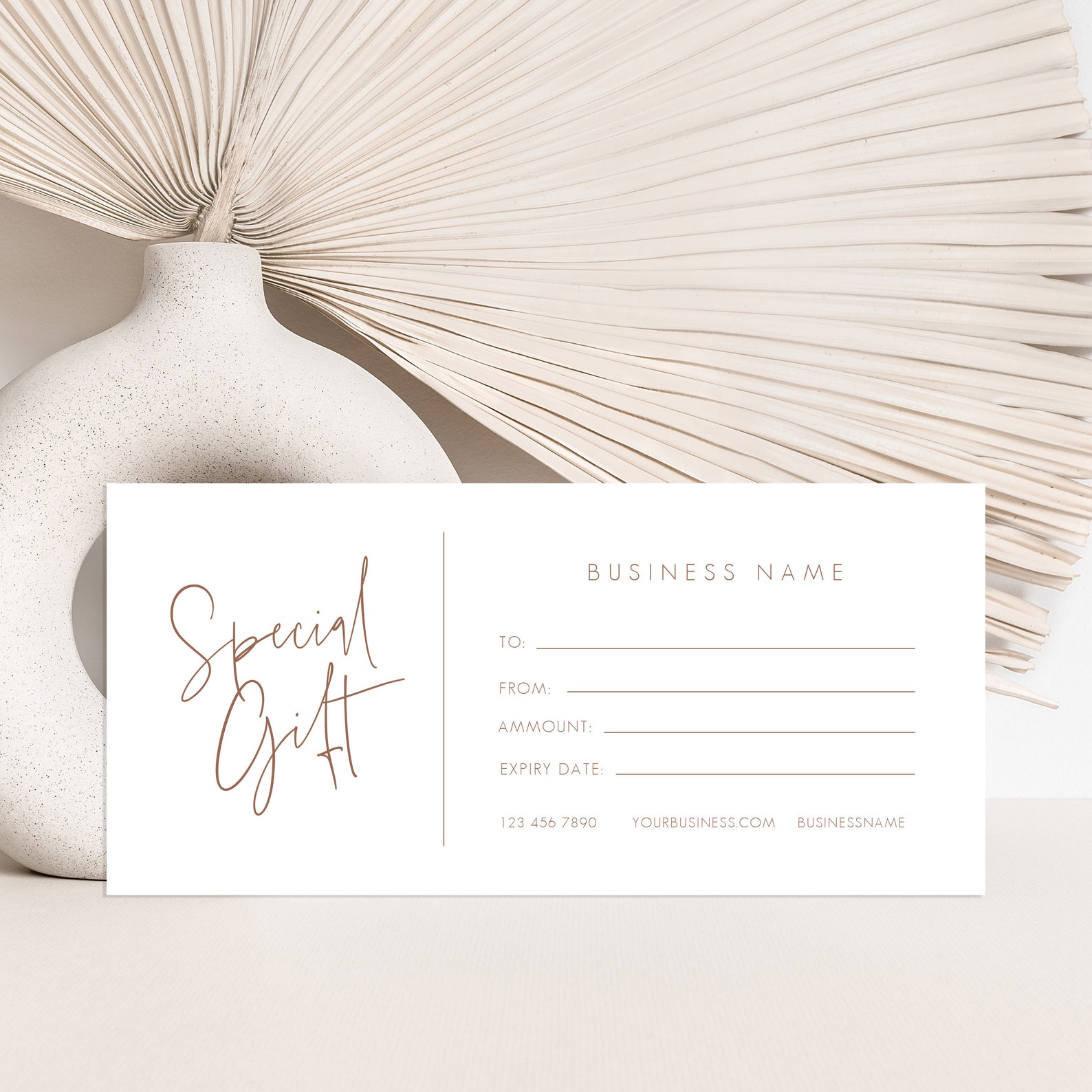 Editable Business Gift Certificate Template Printable Gift - Etsy
