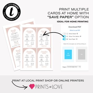 Editable Jewelry Care Card Template, Printable Jewellery Care Guide ...