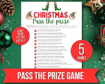 Christmas Pass the Prize Game, Christmas Pass the Present Game, Christmas Party Game