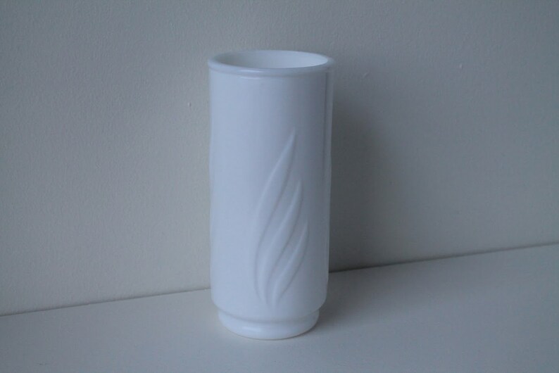 Milk Glass Vase image 1