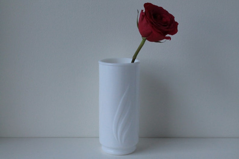 Milk Glass Vase image 3