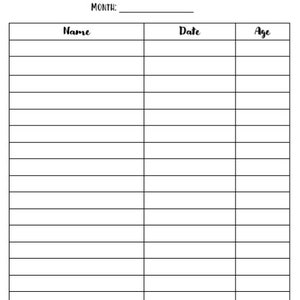 Children's Ministry Printable Planner Pages - Etsy