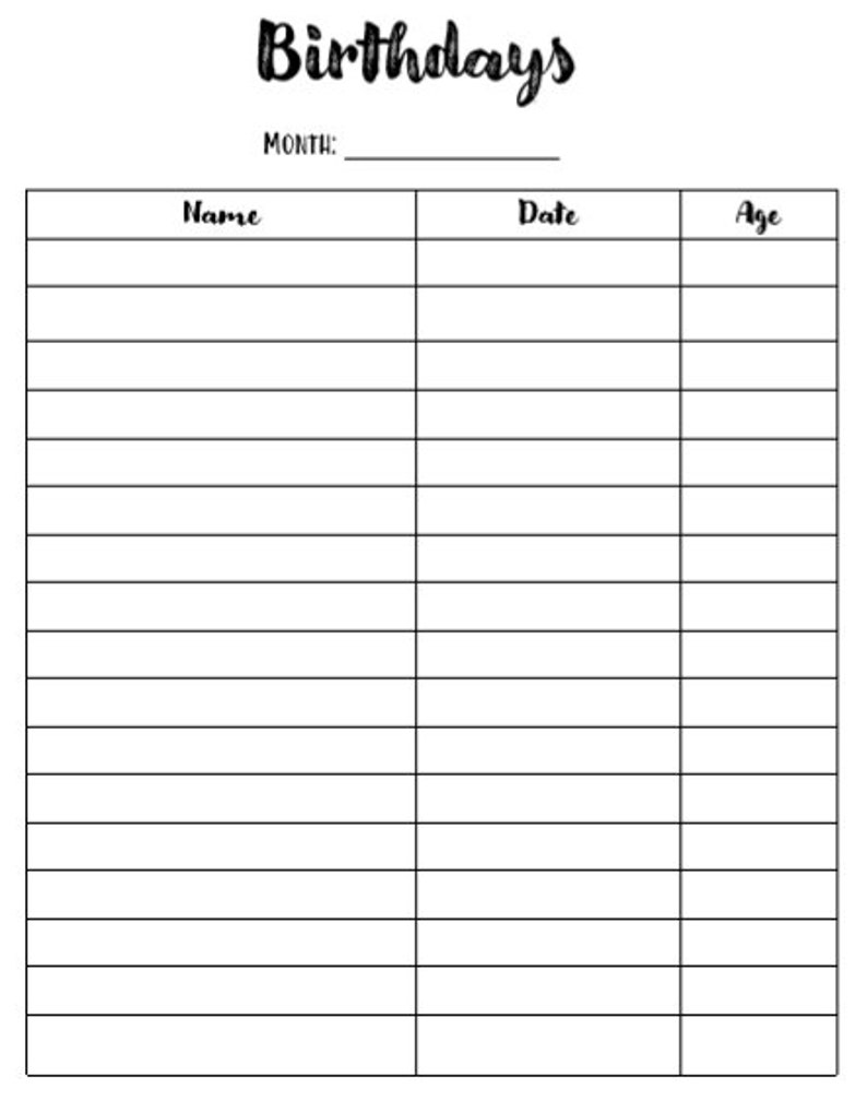 Children's Ministry Printable Planner Pages - Etsy