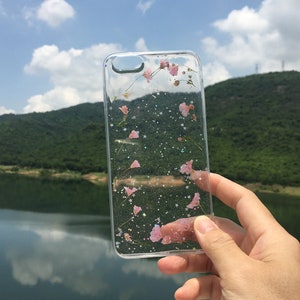 Pressed real dried colorful flower phone case for iPhone 16 15 14 Pro Max 16e, Samsung S25 Edge S25 S24 A16 A36, Google Pixel 8 9 Pro 9A 8A