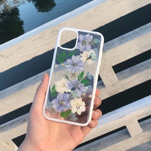 Pressed real dried flower phone case for iPhone 15 14 13 Pro Max iPhone Xr iPhone 11 Pro Max iPhone Xs,Samsung S23 Ultra S22 phone case