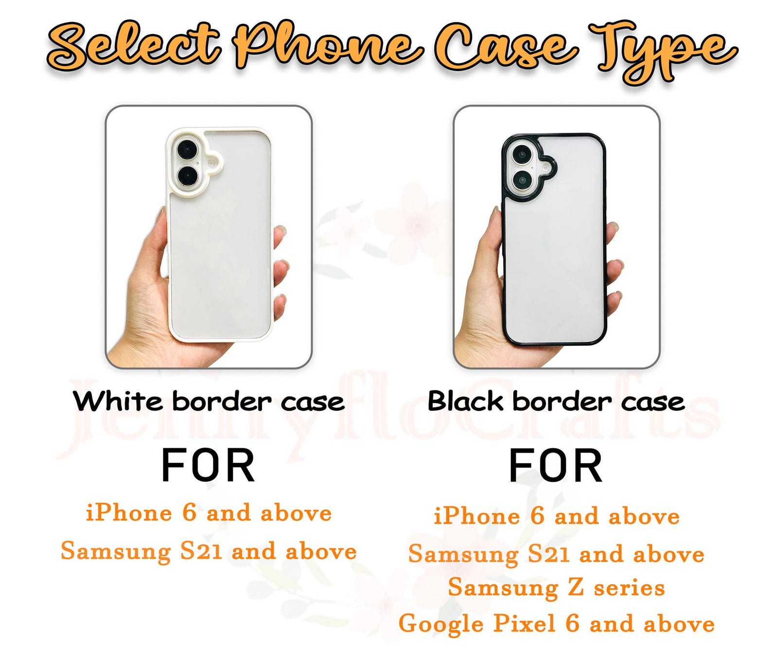 Pink Sakura Flower Custom Name Case With Magnetic Patches for iPhone 17 ...