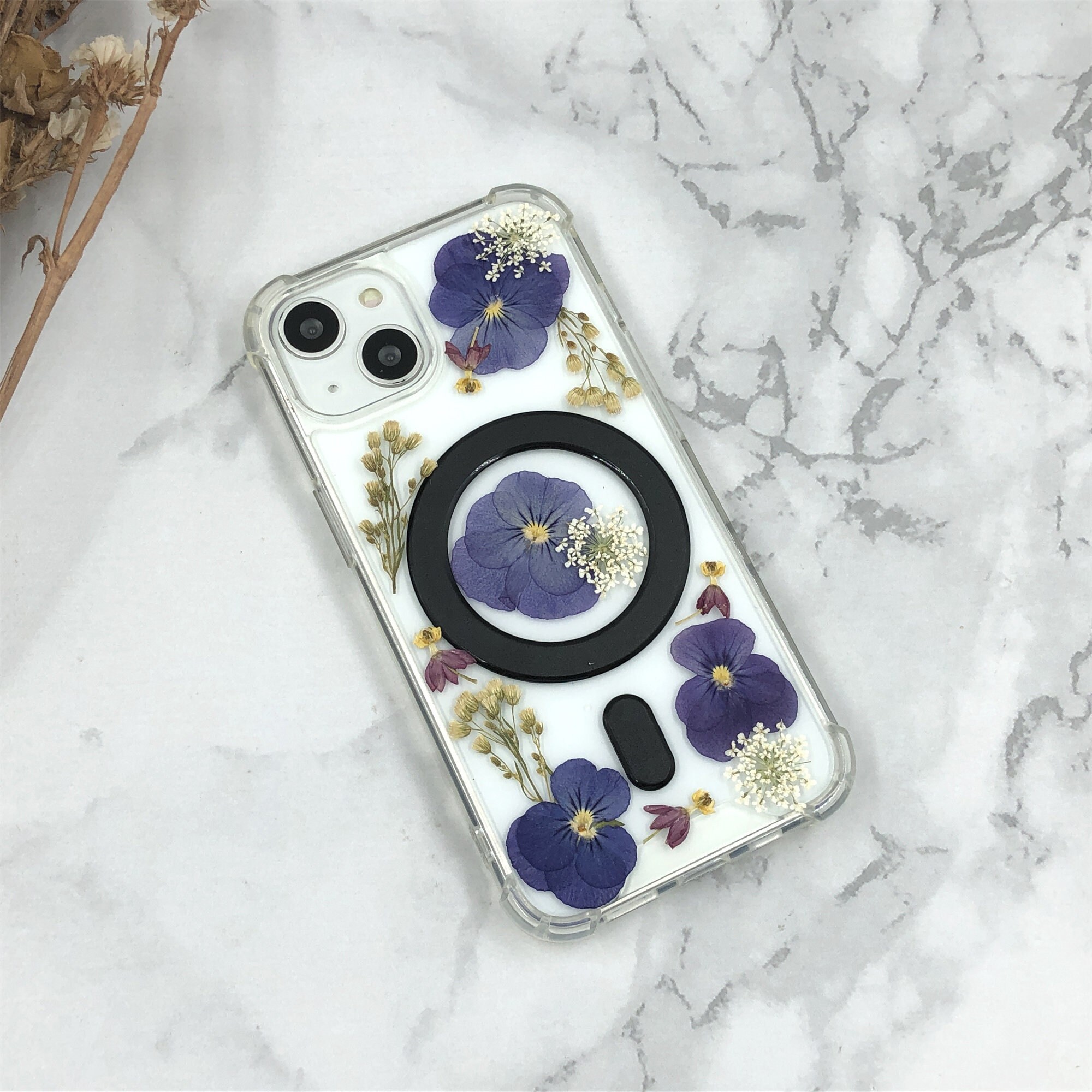 Casetify Iphone 12 Floral Case Pressed Flower Phone Case