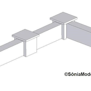 stl files for plastic walls at the 1:72nd scale for dioramas and wargames ( 18 mm height )