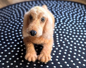 OOAK アメリカンコッカースパニエルぬいぐるみ：手作りコレクター向け