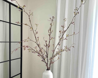 160cm Tall Faux Branches, Weigela Branches, Artificial Branches, Willow branches, Hazel Branches, Twigs, Purple Faux Flowers