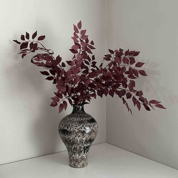 Faux Purple Branches, Autumn Foliage, Burgandy Branches, Dark Red Branches, Faux Branches, Artificial Branches