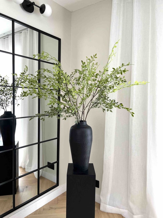 110cm Tall Artificial Tree Branch with Leaves, Faux Plant, Faux Branches, Faux Foliage, Faux Flowers, Artificial Branch, Home Decor, UK