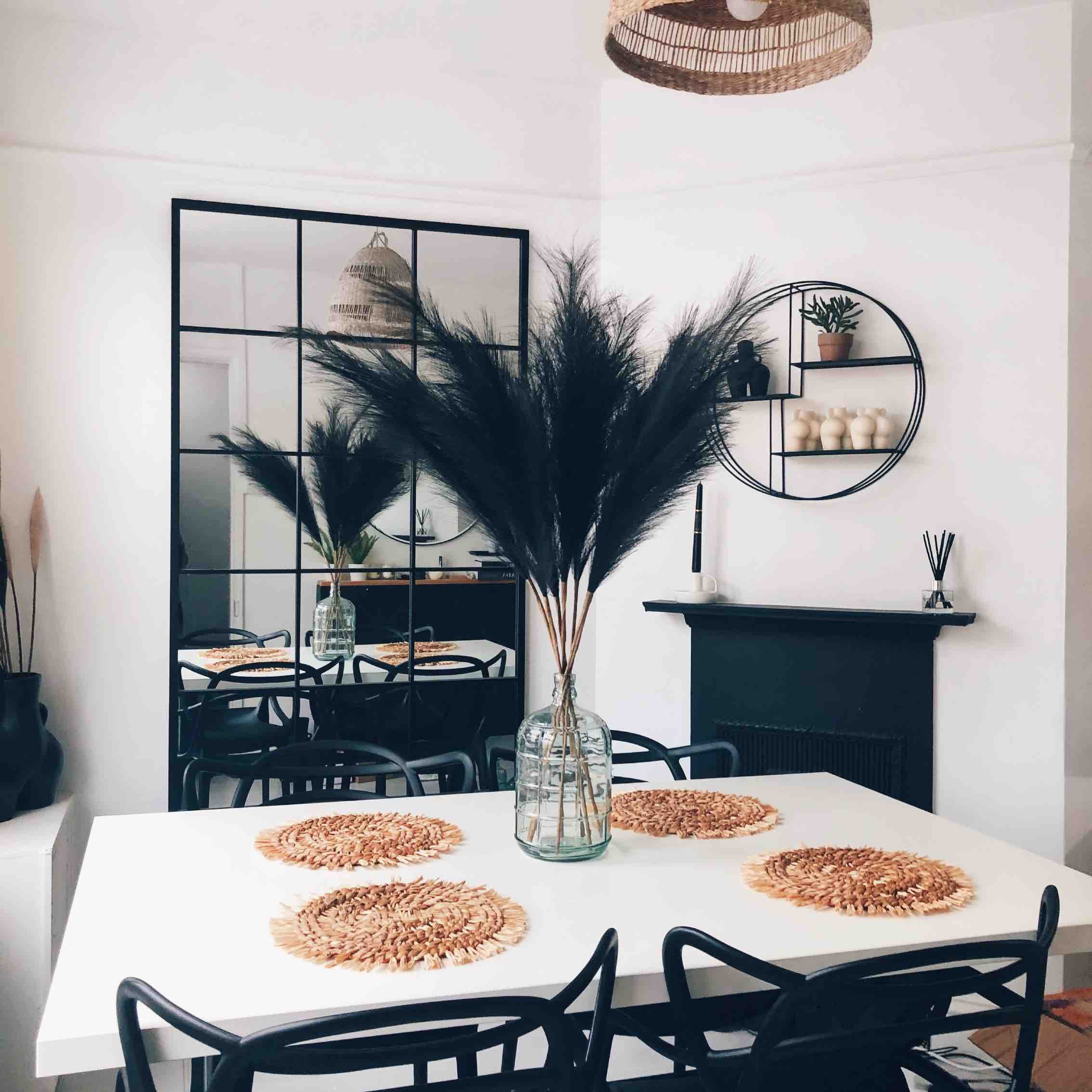 Faux Black Pampas Grass for Home Decor Artificial Pampas Etsy UK