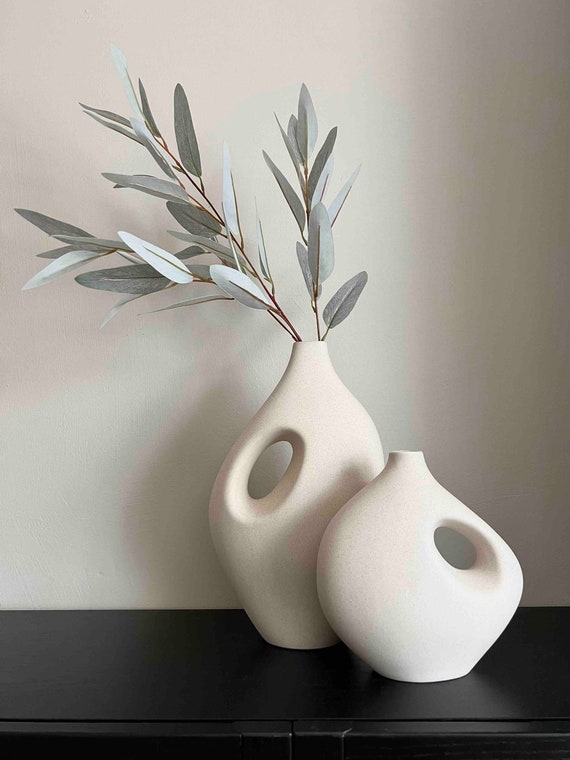 Faux Eucalyptus Stems, Artificial Eucalyptus, Faux Olive Branch, Faux flowers, Faux Bouquet, Vase Arrangement, Home Decor, UK