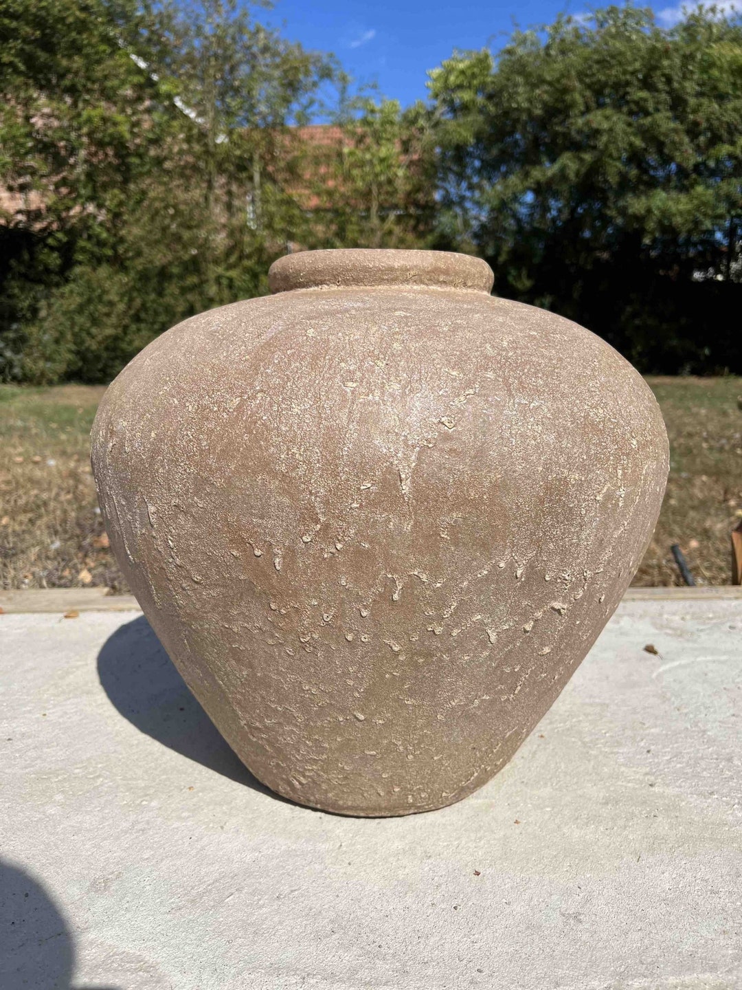 Huge Antique Look Vase 43cm Vase Greek Vase Green Pot Etsy UK