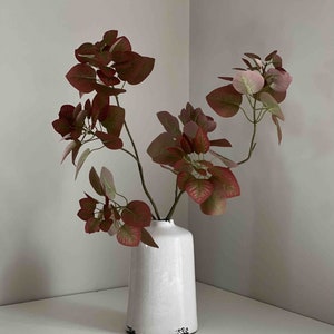 Artificial Autumn Leaf Branch, Brown Leaves, Faux Branch, Autumn Flowers, Autumn Decor, Faux Branch, Artificial Branches, Home Decor, UK