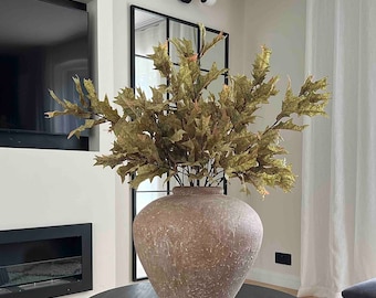 Faux Autumn Oak Branches, Faux Branches, Faux Leaves, Autumn Leaves, Autumn Decor, Artificial Branches, Autumn Branches, Twigs, Winter Decor