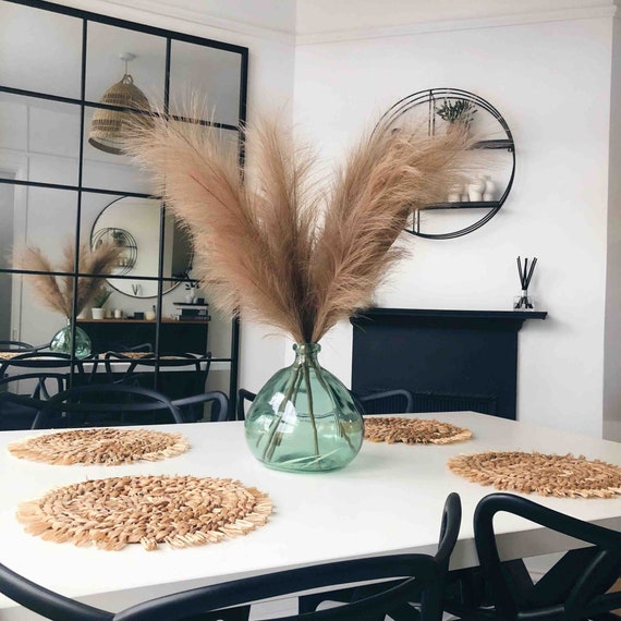Braunes knstliches Pampasgras fr Wohnkultur, knstliches Pampasgras,  100cm hohes Pampas, braunes Pampas, Vasenarrangement, Kunstblumen, UK -  Etsy sterreich