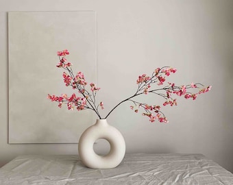 Cherry Blossom Branches, Faux Flowers, Artificial Flowers, Vase arragement, Pink Flowers, Flower Branches, Home Decor,UK