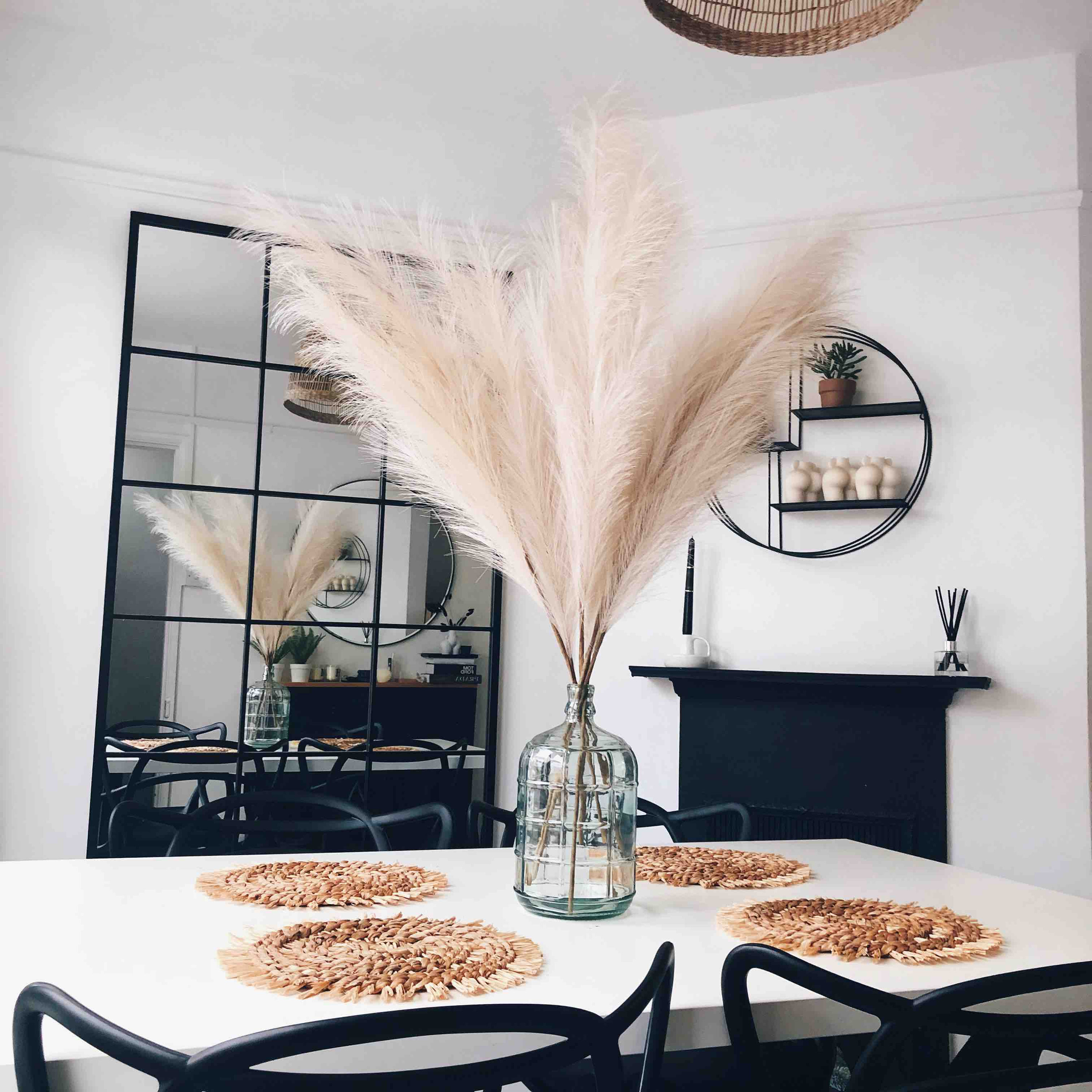 Faux Cream Pampas Grass for Home Decor Artificial Pampas Etsy UK