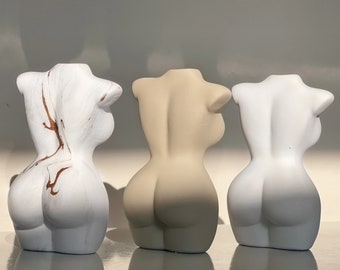 Resin Female Body Vase, Goddess Torso Sculpture, Home Decor