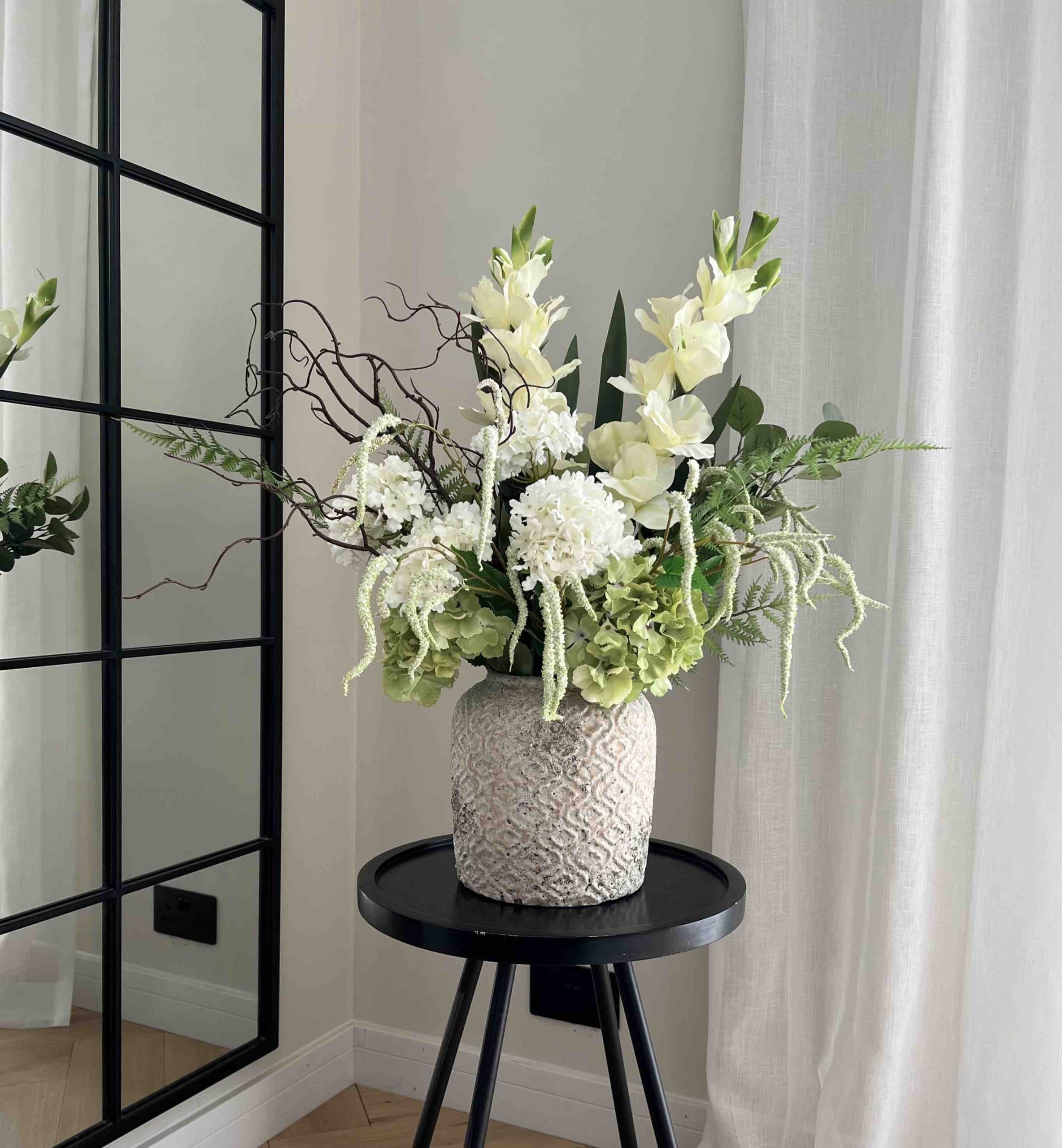 Fiori Artificiali UiiziC – 6 Rose In Seta Con Stelo – 31 Cm – Bouquet Finto Per Decorazioni E Matrimoni