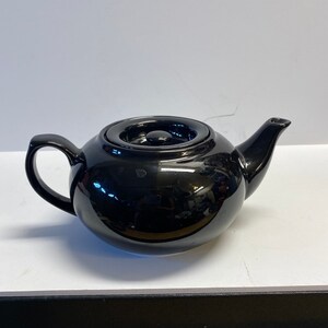 Vintage Cute Black Teapot