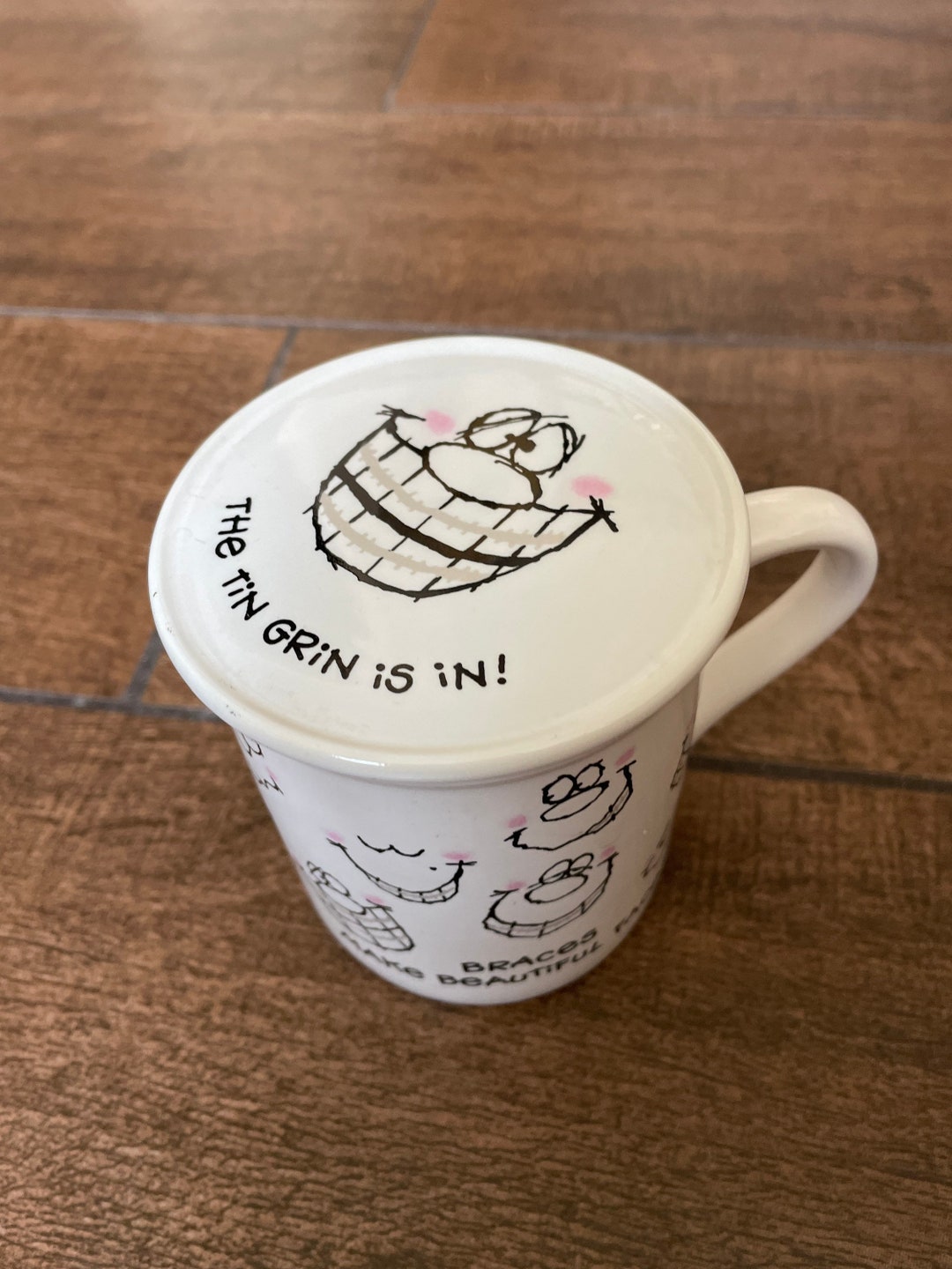 Vintage Beautiful the Tin Grin is In braces Make Beautiful Etsy