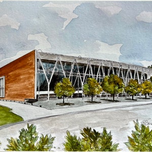 Lee Hall, Clemson, South Carolina Giclée Art Print, Clemson Wall Art