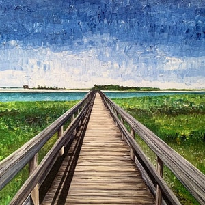 Low Country Marsh Giclée Art Print, Fripp Island, South Carolina, SC Coastal Art, Strandhaus Dekor, 11x14